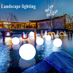 Vibrant LED Sphere Lights for Gardens