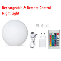 Vibrant LED Sphere Lights for Gardens