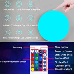 Vibrant LED Sphere Lights for Gardens